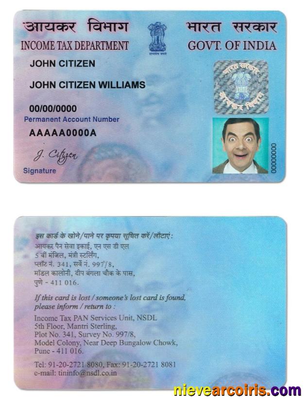 India e-PAN card